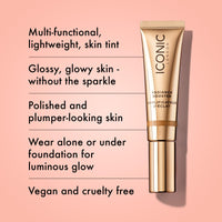 Thumbnail for ICONIC LONDON Radiance Booster | Liquid Radiance Lightweight Skin Tint for a Glowy Makeup Look, Cruelty Free, Vegan Makeup (Bronze Glow) 1.01 Fl oz