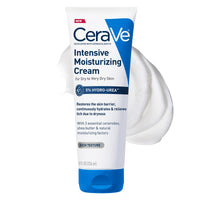 Thumbnail for CeraVe Intensive Moisturizing Cream, Body Moisturizer With Shea Butter, 72H Hydration + Skin Barrier Repair, Fragrance-Free Body Lotion For Extremely Dry Skin, 8oz
