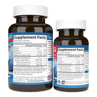Thumbnail for Carlson - EcoSmart Omega-3, 1000 mg Omega-3s Sustainable Source, Heart Health, Brain Function & Vision Support, Lemon, 90+30 soft gels