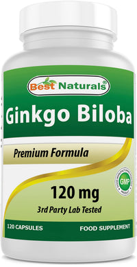 Thumbnail for Best Naturals Ginkgo Biloba 120 mg 120 Capsules