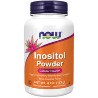 Thumbnail for NOW Foods Supplements, Inositol Powder, Neurotransmitter Signaling*, Cellular Health*, 4-Ounce