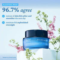 Thumbnail for belif Vitamin E Jelly Overnight Mask – Hydrating & Plumping Face Moisturizer with Red Algae & Jojoba Oil, Deep Repair for Glass Skin, Korean Sleeping Mask for Intense Hydration & Radiance, 2.53 fl oz