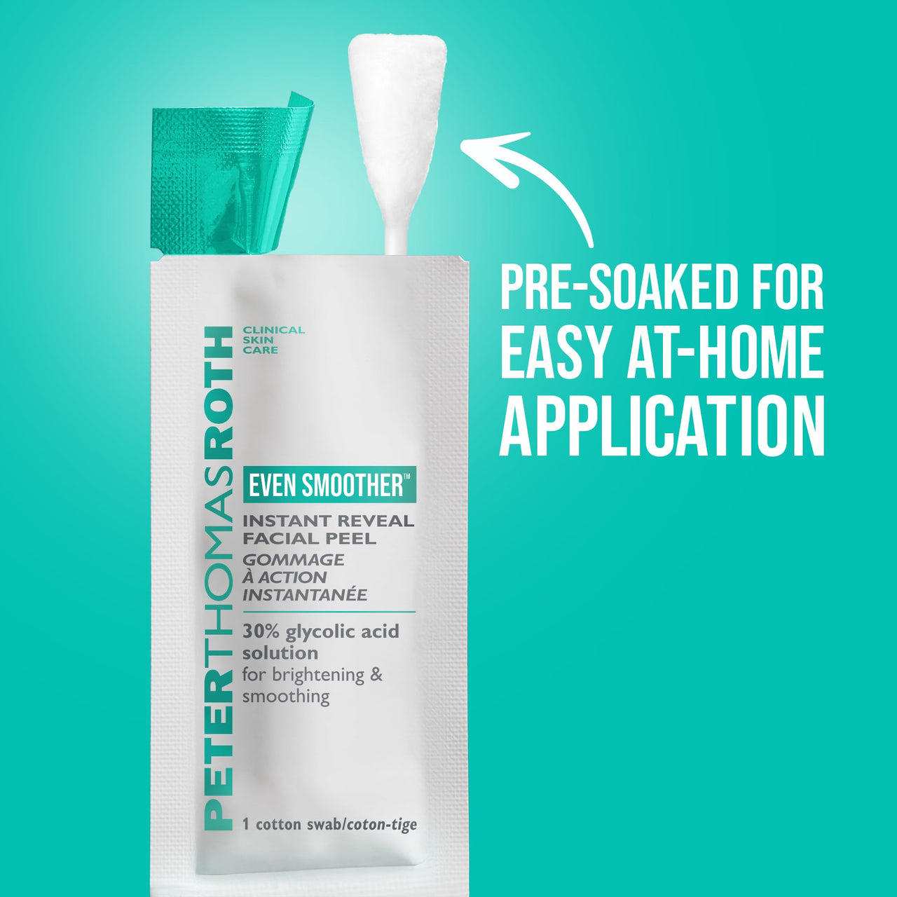Peter Thomas Roth | Even Smoother™ Instant Reveal Facial Peel | Exfoliator with Glycolic Acid for Brightening