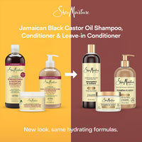 Thumbnail for SheaMoisture Jamaican Black Castor Oil Strengthen & Restore Hair Repair Shampoo, Conditioner + Leave-In Conditioner