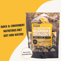 Thumbnail for Fluker's Grub Bag Calcium Fortified Treats, All Natural Omnivore Blend Packed with Protein, Fruits, and Vegetables, for Bearded Dragons and Reptiles, 4 oz