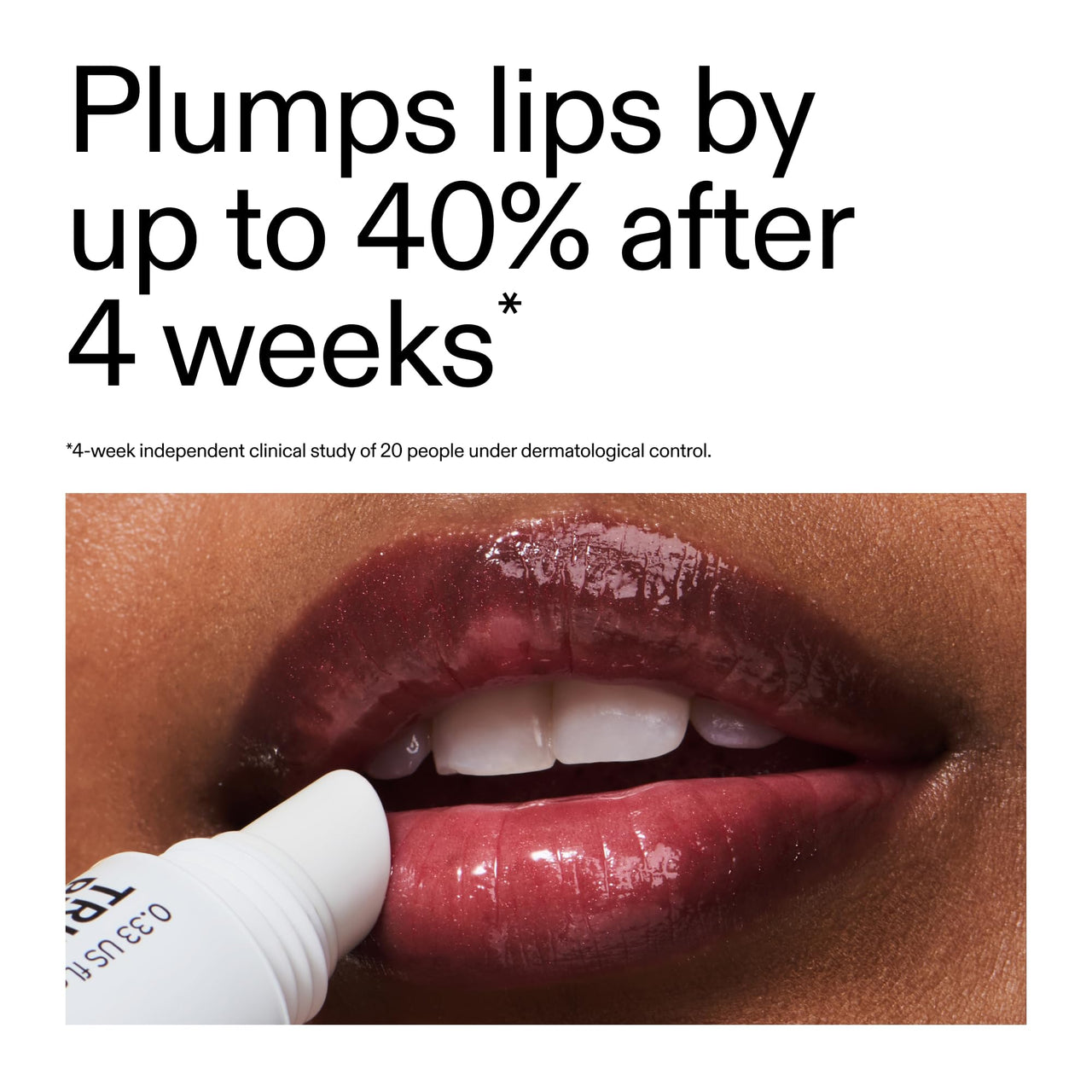 The INKEY List Tripeptide Plumping Lip Balm 10ml, Clinically Proven Plumping Tinted Lip Care, Hydrates Dry Cracked Lips, Vegan & Cruelty Free, Berry Tint