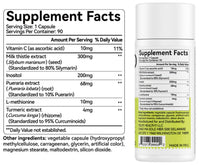 Thumbnail for OxyEnergy Silymarin Milk Thistle 300mg Extract with Vitamin C, Inositol & Pueraria, Liver Detox & Repair Support, Antioxidant Support, 90 Vegetarian Capsules