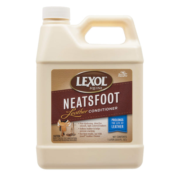 Lexol Neatsfoot Leather Conditioner | Helps soften and renew | 1 Liter