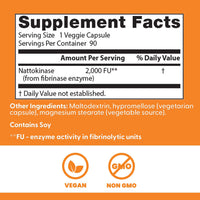 Thumbnail for Doctors Best Nattokinase, 2000 Fus, Supports Cardiovascular Health, Non-GMO, Vegan 90 Veggie Caps