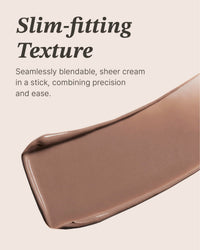 Thumbnail for Glint Sheer Bronzer Stick (Smoked, 0.24oz) - Creamy Buildable, Blendable Formula for Natural Contour, Long-Lasting, Smooth, Versatile Use. Korean Makeup. Nose, Face, Cheeks.
