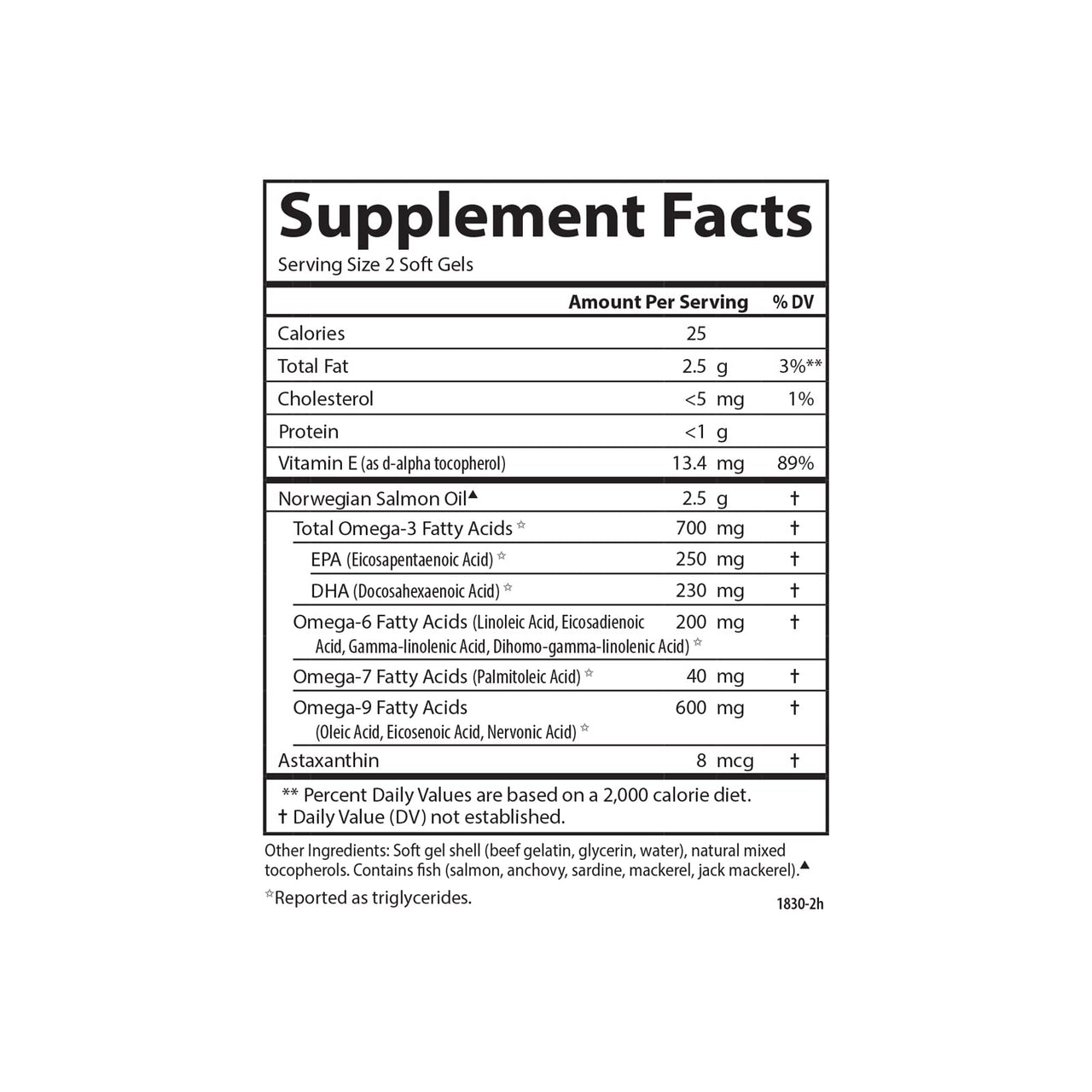Carlson Labs Salmon Oil Complete Soft Gels, 60 Count
