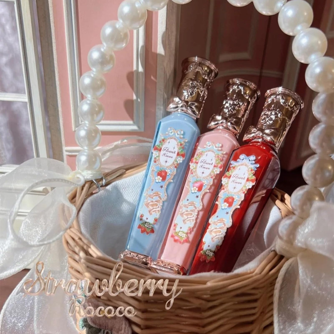 Flower Knows Strawberry Rococo Cloud Lip Cream Matte Liquid Lipstick-Long Lasting&Highly Pigmented Lip Stain -Velvety Waterproof Lip Makeup for Girls&Women-0.12 Fl Oz,1 Count(S03 Caffe Mocha)