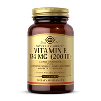 Thumbnail for Solgar Vitamin E 200 IU - 100 Softgels - Natural Antioxidant, Immune System Support - Gluten Free, Dairy Free - 100 Servings