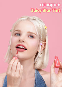 Thumbnail for COLORGRAM Juicy Blur Tint 06 Spring Peach | Daily Semi-Matte, Semi-Glossy, Long-Lasting Lip Stain, Moisturizing, Buildable & Blendable, highly Pigmented (0.12 Fl. Oz.)