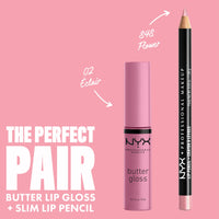 Thumbnail for NYX PROFESSIONAL MAKEUP Butter Gloss, Non-Sticky Lip Gloss - Eclair (Pink)