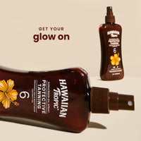 Thumbnail for Hawaiian Tropic Island Tanning Oil Spray Sunscreen SPF 6, 8oz | Tanning Sunscreen, Tanning Oil with SPF, Moisturizing Body Oil, Hawaiian Tropic Oil, Oxybenzone Free Outdoor Tanning Oil, 8oz