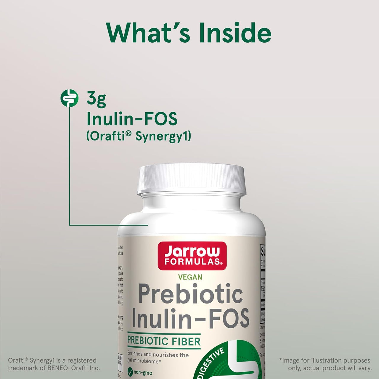 Jarrow Formulas Prebiotic Inulin FOS Powder