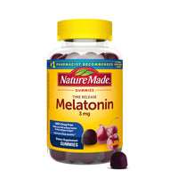 Thumbnail for Nature Made Time Release Melatonin 3mg Gummies, 100% Drug Free Sleep Aid for Adults, 60 Melatonin Gummies, 60 Day Supply
