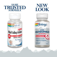 Thumbnail for SOLARAY Multidophilus 24 Strain Probiotic 30 Billion CFU, Probiotics for Digestive Health for Women and Men, Daily Gut Health Support Complex with Prebiotic Inulin, No Dairy 60 VegCaps