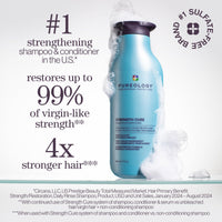 Thumbnail for Pureology Strength Cure Shampoo & Conditioner Set - For Damaged or Color Treated Hair, Hair Strengthening & Prevents Breakage, Seals Split Ends, Vegan, 8.5 Fl Oz