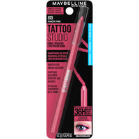 Thumbnail for MAYBELLINE Tattoo Studio Sharpenable Eyeliner Pencil, 36 Hour Wear, Waterproof, Punchy Pink, 1 Count