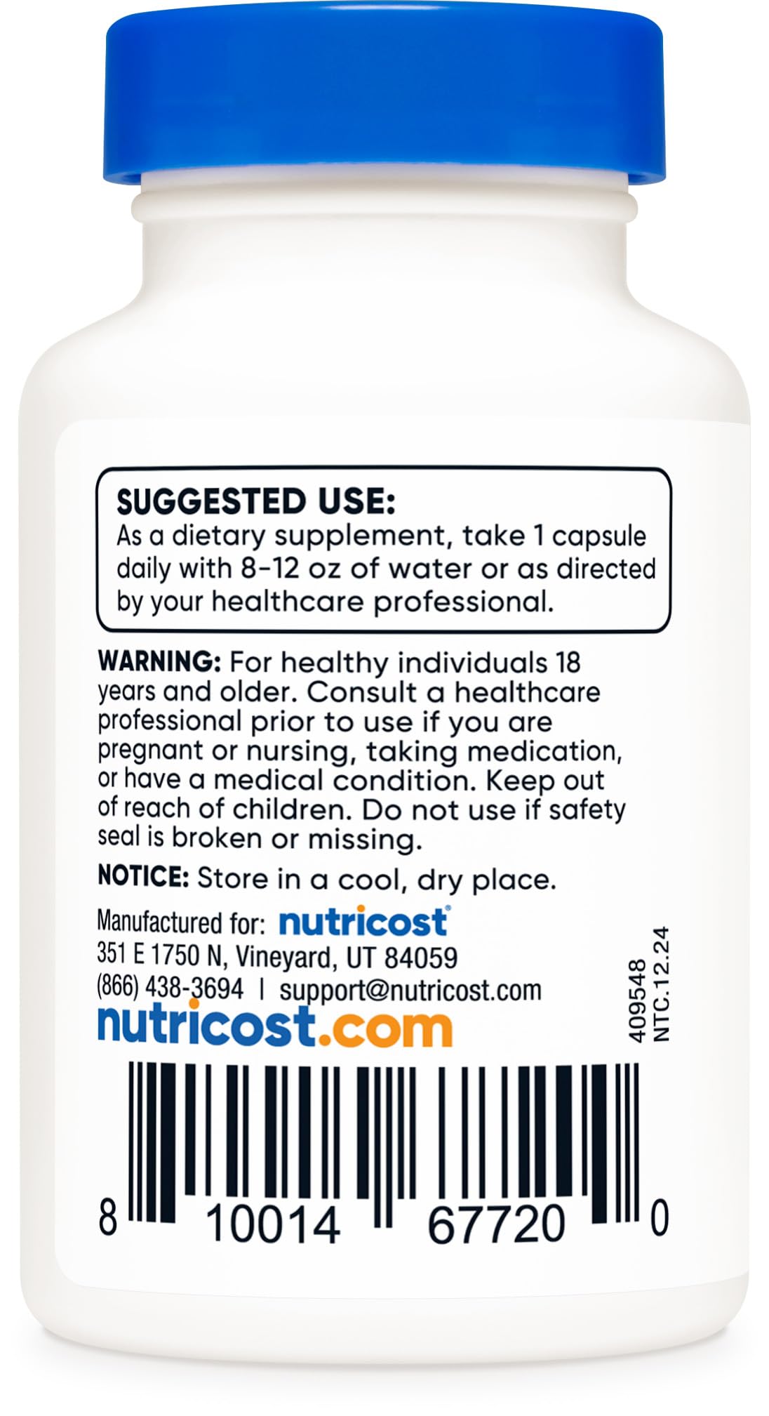 Nutricost L-Theanine 200mg, 30 Capsules