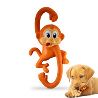 Thumbnail for PetSport Naturflex Monkey - Squeaky Latex Rubber Dog Toys, Interactive Play for Small & Medium Dogs, Puppy Toy with Squeaker, Soft & Durable Pet Product - 6