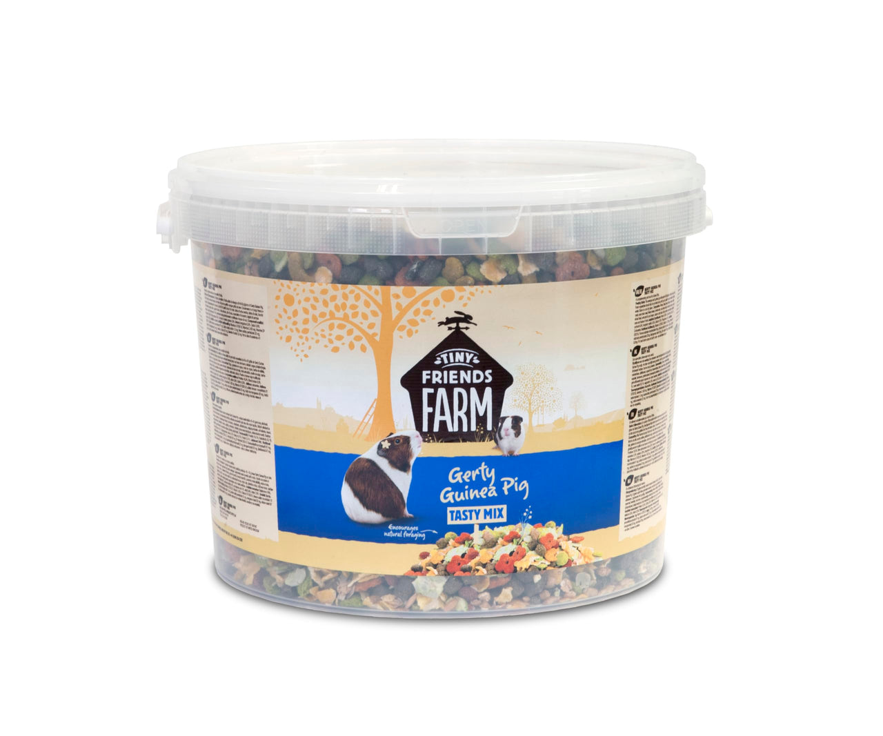 Tiny Friends Farm Gerty Guinea Pig Tasty Mix 10lbs Bucket