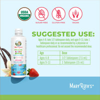 Thumbnail for MaryRuth Organics Kids Multivitamin Liposomal | Vegan, Sugar-Free Vitamins for Kids | Ages 4+ | 2 Month Supply | 15.22 Fl Oz