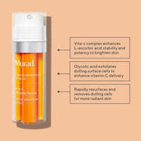 Thumbnail for Murad Vita-C Glycolic Serum - Advanced Brightening Vitamin C and Glycolic Acid Face Serum for Improved Skin Tone and Texture - Gold-Stabilized Vitamin C for Enhanced Efficacy and Potency - 1 Fl Oz