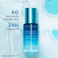 Thumbnail for Clarins Hydra-Essentiel Bi-Phase Face Serum | Intense Hydrating Serum| 60 Seconds to Plumper Skin* | 24H Hydration* | Double Dose Of Hyaluronic Acid | Lightweight | All Skin Types | 1 Fl Ounce