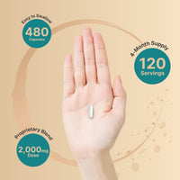 Thumbnail for NatureBell 2 Pack Hyaluronic Acid Supplements 2,000 mg | 480 Total Capsules, with MSM & Hydrolyzed Bovine Collagen – 3 in 1 Support for Skin Hydration, Joint Lubrication, Hair, and Eye Health