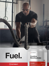 Thumbnail for Horbäach Creatine Monohydrate Powder | 2.2lbs (35.2 oz) | Micronized and Unflavored | Vegetarian, Non-GMO, and Gluten Free Supplement