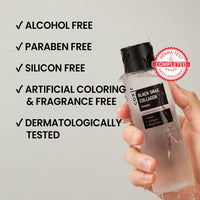 Thumbnail for Coxir Black Snail Collagen Toner L Essence Toner For Pluming, Moisturizing L Black-3-Complex: Black Rice, Bean, Sesame, Snail Mucin, Collagen L Korean Skin Care, Fragrance-Free [150Ml /5.07 Fl.Oz]