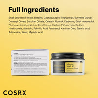 Thumbnail for COSRX Snail Mucin 92% Face Moisturizer, 3.52 Oz, Lightweight Moisturing Cream for Soft, Glowy Skin, Korean Skin Care, Korean Moisturizer Face Cream