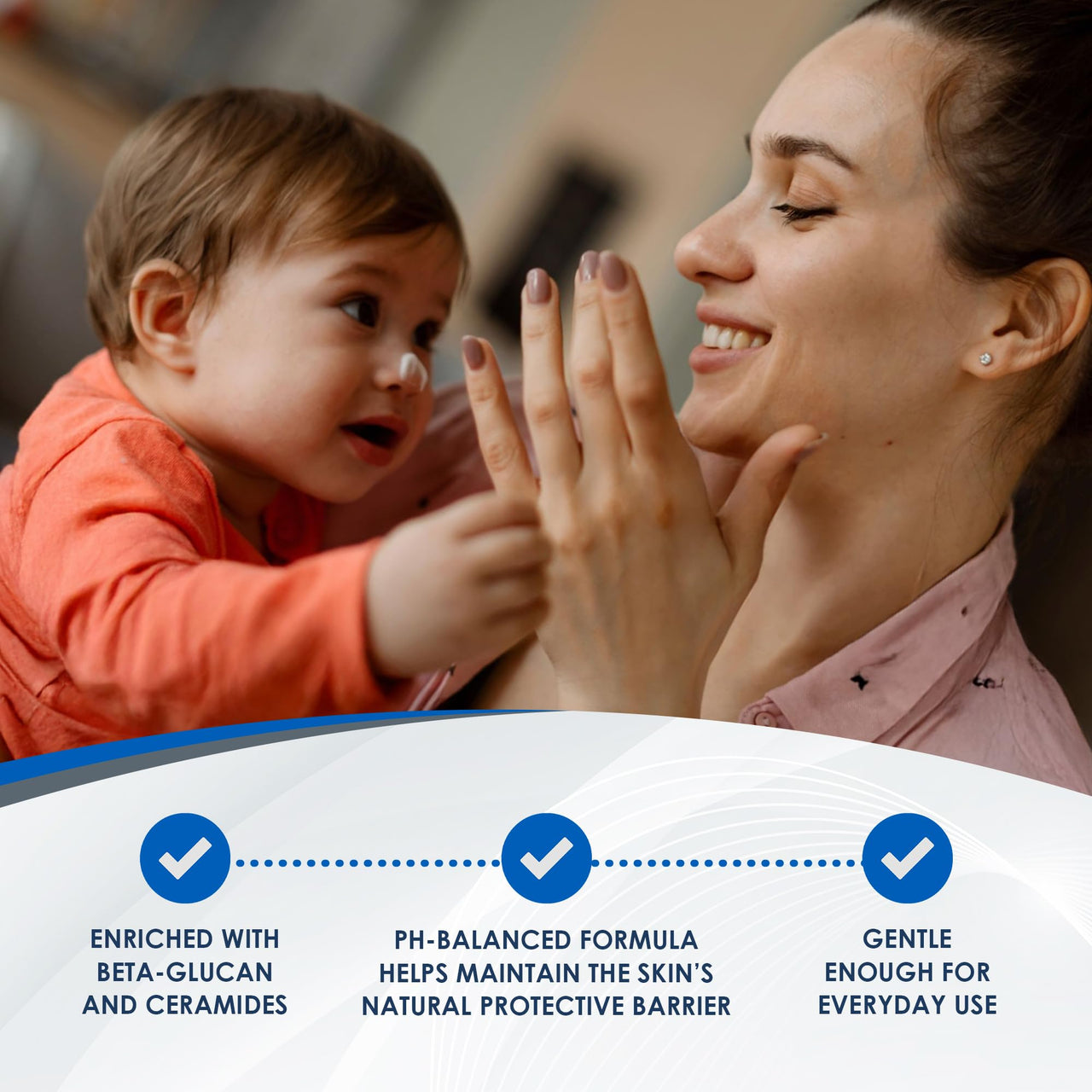 Vanicream Moisturizing Cream for Baby, 6 Oz, Gentle, Hydrating Baby Lotion with Beta-Glucan & Ceramides, Formulated without Common Irritants for Sensitive Skin, All Ages