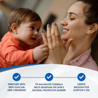 Thumbnail for Vanicream Moisturizing Cream for Baby, 6 Oz, Gentle, Hydrating Baby Lotion with Beta-Glucan & Ceramides, Formulated without Common Irritants for Sensitive Skin, All Ages