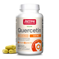 Thumbnail for Jarrow Formulas Quercetin 500mg Capsules - 30 Veggie Caps - Supports Antioxidant Status, Cardiovascular Health & Immune Health - 30 Servings