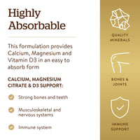 Thumbnail for Solgar Calcium Magnesium with Vitamin D3, 300 Tablets - Promotes Healthy Bones, Supports Nerve & Muscle Function - Highly Absorbable Form - Non-GMO, Gluten Free, Dairy Free, Kosher - 60 Servings