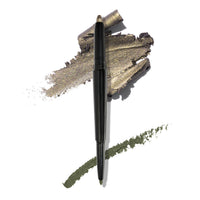 Thumbnail for LAURA GELLER NEW YORK Swipe-n-Line Dual-Ended Eyeshadow + Eyeliner - Earthy (Taupe-Green/Warm Green) - Cream Eyeshadow & Smooth Glide Eyeliner - Waterproof & Crease-free Color