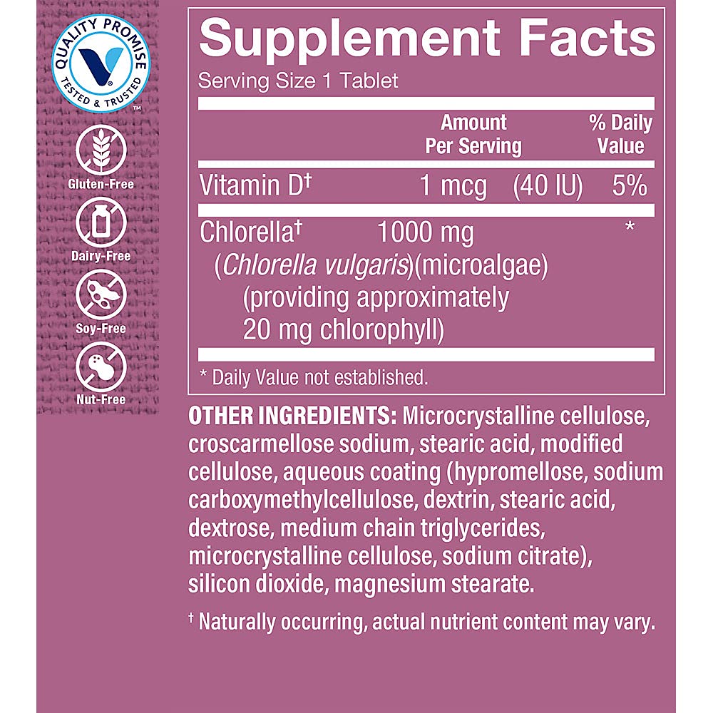 The Vitamin Shoppe Super Chlorella 1000 MG (300 Tablets)