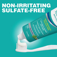 Thumbnail for CloSYS Fluoride Toothpaste, 3.4 Ounce, Travel Size, Gentle Mint, TSA Compliant, Whitening, Enamel Protection, Sulfate Free