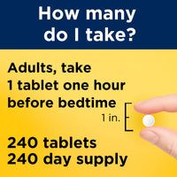 Thumbnail for Nature Made Melatonin 3mg Sleep Aids for Adults, 100% Drug Free Sleep Aid, Sleep Supplements, 240 Tablets, 240 Day Supply