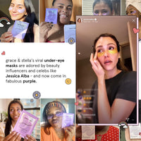 Thumbnail for grace & stella Retinol Under Eye Patches for Puffy Eyes & Dark Circles - Restoring Gel Under Eye Masks with Hyaluronic Acid - Bridesmaid Gifts, Birthday Gifts for Women (Purple, 24 Pairs)