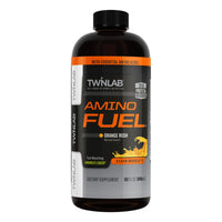 Thumbnail for Twinlab Amino Fuel - Pre-Workout and Post-Workout Energy Drink & Supplement -32 fl oz, Orange Rush