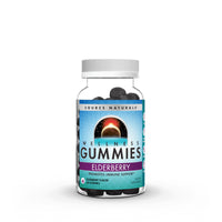 Thumbnail for Source Naturals Wellness Elderberry Gummies, Promotes Immune Support*, 200 mg - Antioxidant Support - 60 Gummies