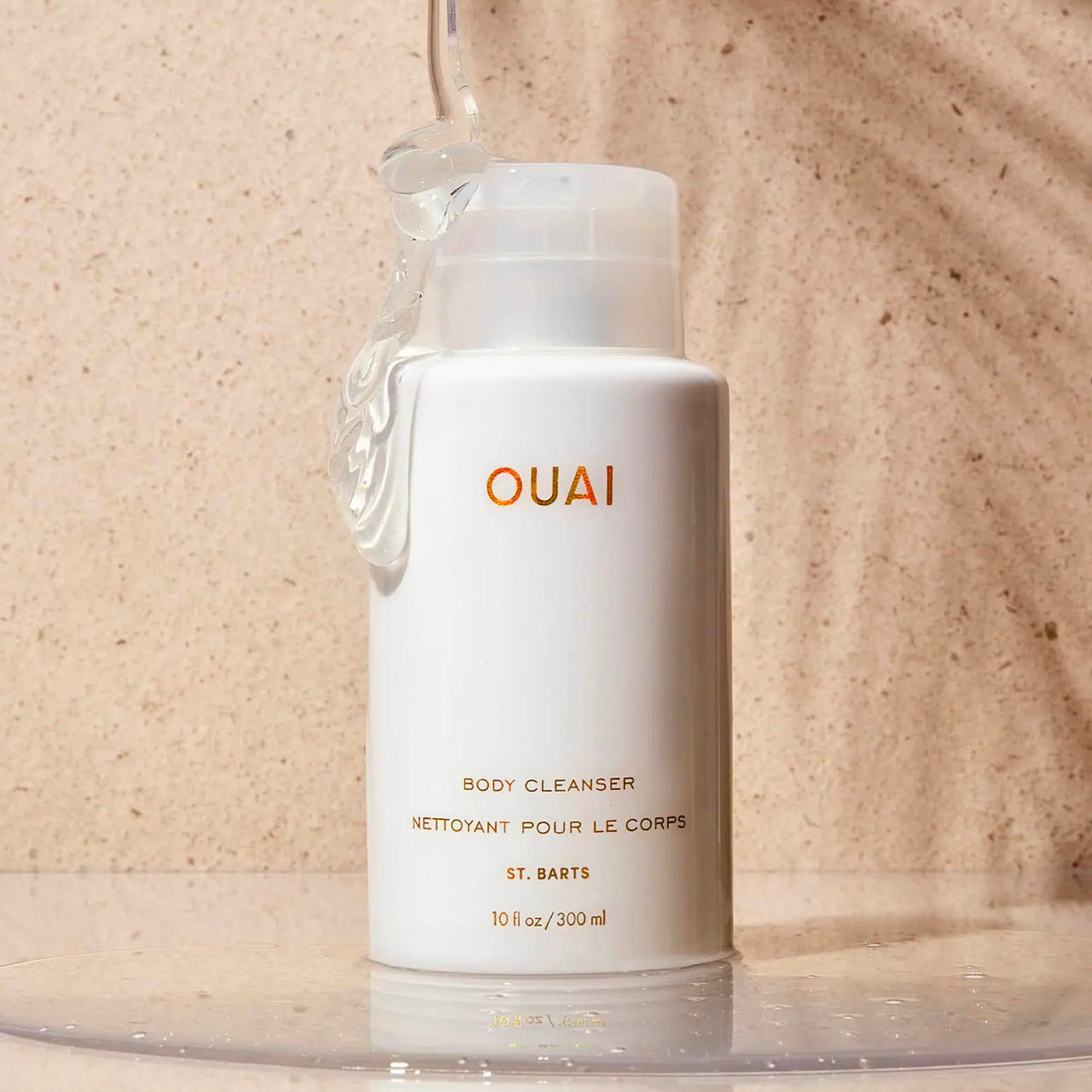 OUAI Body Cleanser, St. Barts - Foaming Body Wash with Jojoba Oil and Rosehip Oil to Hydrate, Nurture, Balance and Soften Skin - Paraben, Phthalate and Sulfate Free Skin Care Products (10 Fl Oz)