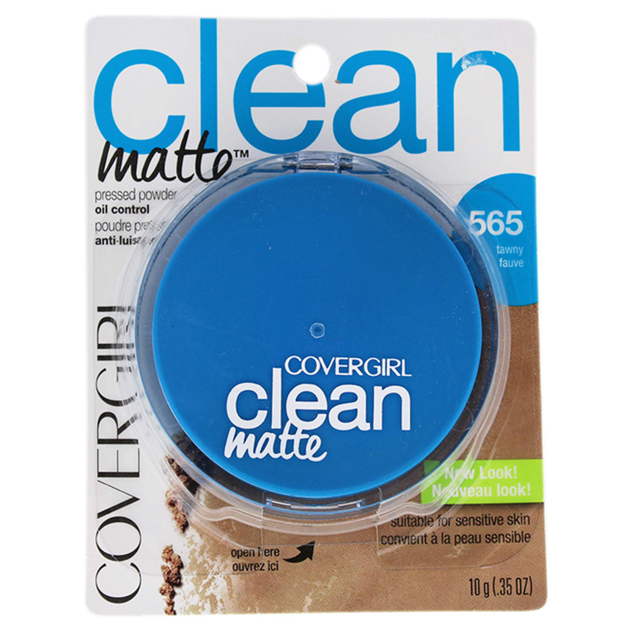 COVERGIRL Clean Matte Pressed Powder Tawny 10 g (Packaging may vary)