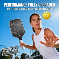 Thumbnail for FeichangKeji Pickleball Paddles Set of 2 T700 & 16mm Carbon Fiber Pickleball Paddles with CMS Matte Surface Lightweight Honeycomb Core & Durable Edge Guard Protector & Comfortable Grip