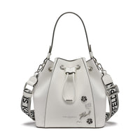 Thumbnail for KARL LAGERFELD Paris Women's Handbags Bucket, White, One Size